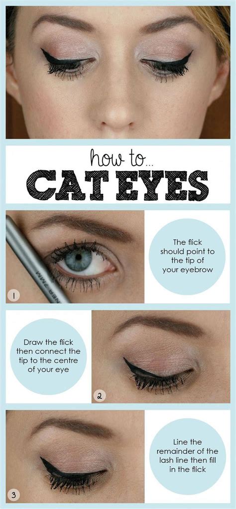 Cat Eyes Liquid Eye Liner Flick Makeup Beauty How To Tips How To