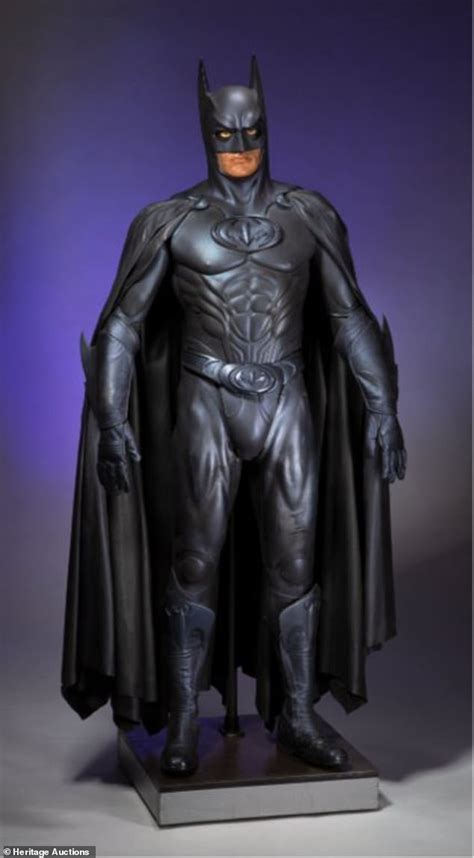 George Clooneys Infamous Nipple Enhanced Batman Suit Up For Auction