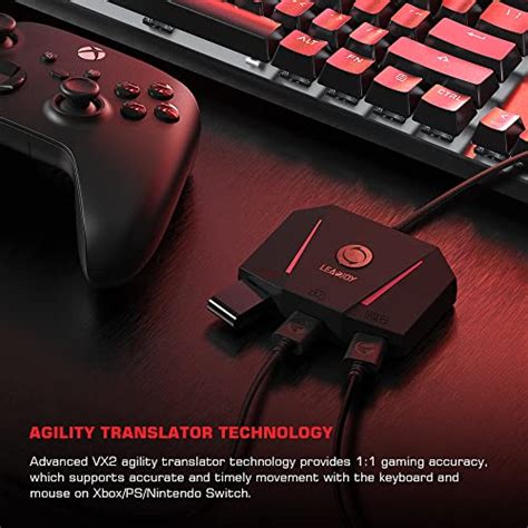 Leadjoy Vx Aimbox Adaptateur Clavier Et Souris Pour Console De Jeu