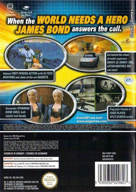 Amazon James Bond Agent Under Fire Gamecube Video Games