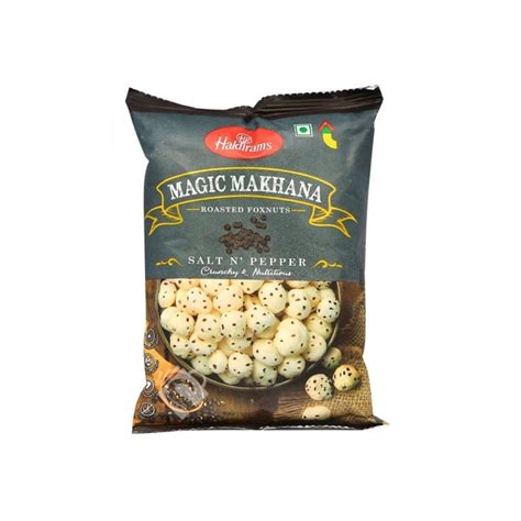 Haldirams Magic Makhana Roasted Foxnuts Salt And Pepper 30g