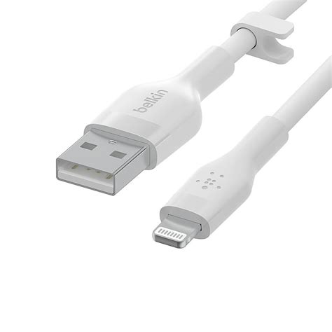 Belkin Boostcharge Flex Silicone Usb A To Lightning Cable 66ft Mfi