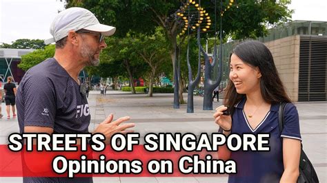 Singapore Street Interviews What Foreigners Think About China Youtube