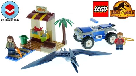 Lego Jurassic World Pteranodon Chase Lego Speed Build Review