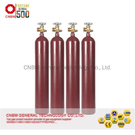 China ISO9809 3 150bar 40L High Pressure Seamless Steel Medical Oxygen