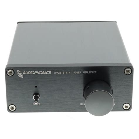 Audiophonics Tpa S Class D Amplifier Tpa X W Ohm Gray