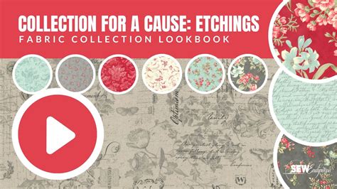 Collection For A Cause Etchings Fabric Collection YouTube