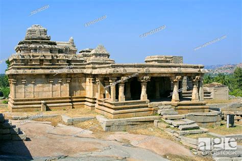 Shiva Temple Hemakuta Hill Hampi Karnataka India Sacred Center