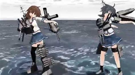 【mmd艦これ】古鷹と加古でシュレディンガイガーのこねこ【hd】 Youtube