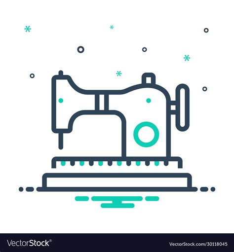 Sewing Machine Royalty Free Vector Image Vectorstock