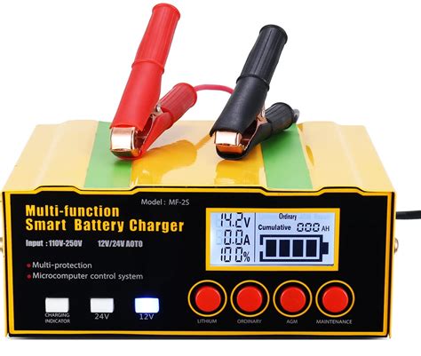 12 Amp Smart Battery Chargerlithiumlead Acidagmgelsla Pulse