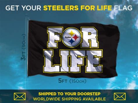 Steelers For Life Flag Us Sports Nation