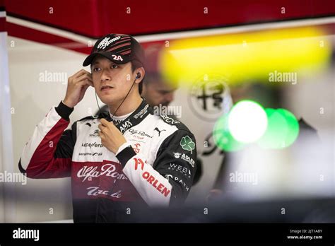 Zhou Guanyu Chi Alfa Romeo F Team Orlen C Portrait During The