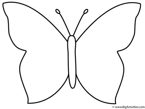 Butterfly Outline Coloring Pages