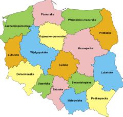 Plik Wojewodztwa Svg Wikipedia Wolna Encyklopedia Poland Lublin Map