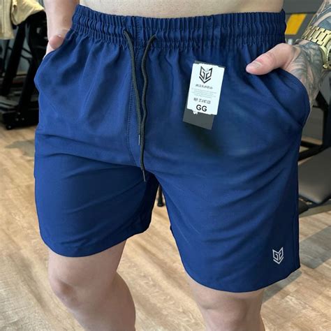 Short Masculino Tactel Premium Drifit Elastano Bermuda Praia Moda