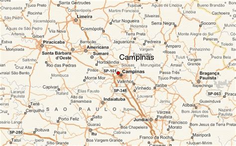 Campinas Map - Brazil