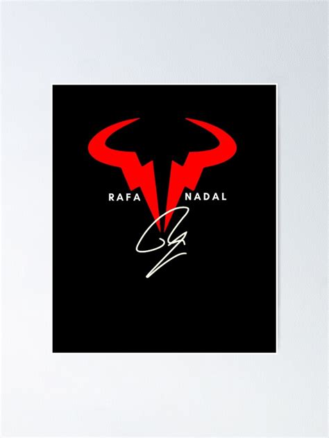 "Rafa Nadal logo " Poster for Sale by mechaslyum | Redbubble