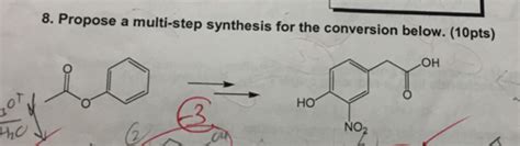 Solved Propose A Multi Step Synthesis For The Conversion