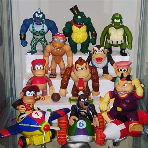 Diddy Kong Racing & Donkey Kong Action Figures : r/nostalgia