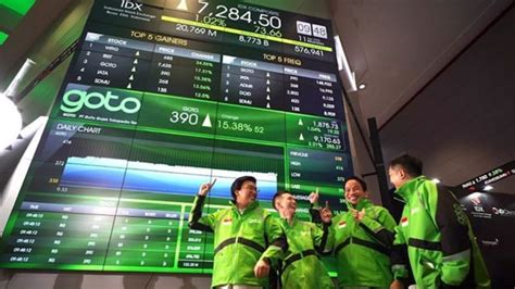 Terendah Sejak Ipo Saham Goto Anjlok Ke Level Gocap