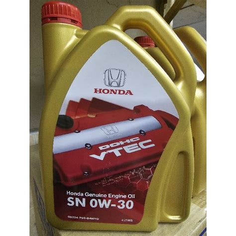 Honda Genuine Fully Synthetic Sn W Engine Oil L Shopee Malaysia