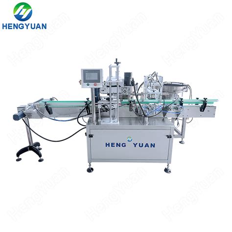 Hengyuan Hyyg Automatic Linear Fetching Lid Pressing On Bottle