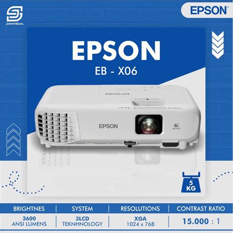 Jual Proyektor Epson Eb X Projector Lumens Xga Hdmi Pendamping