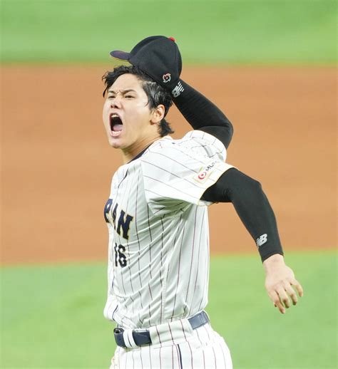 大谷翔平がwbc決勝でかぶった帽子、米殿堂で展示開始 吉田正尚のバットなどとともに寄贈 Mlb写真ニュース 日刊スポーツ