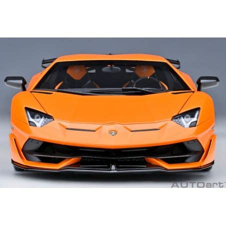 Lamborghini Aventador Svj Arancio Atlas Pearl Orange Autoart