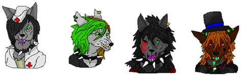 Character Headshots Finished By Xx Nightbanewolf Xx On Deviantart