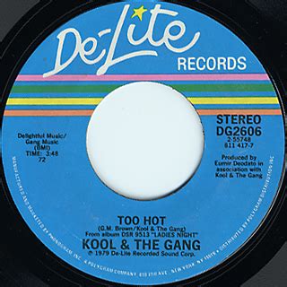Kool The Gang Too Hot c w Ladies Night De Lite 中古レコード通販 大阪 Root Down Records Catalog