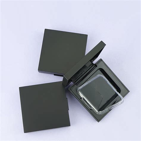 Square Foundation Compact Powder Case With Mirror Zmic