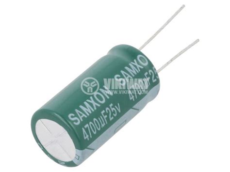 Capacitor electrolyte low impedance 4700uF 25V THT Ф16x30mm at