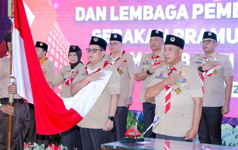 Pj Gubernur Sebut Pramuka Berperan Dalam Kemajuan Pembangunan Jatim