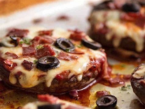 Pizza Stuffed Mushrooms Recipetin Eats