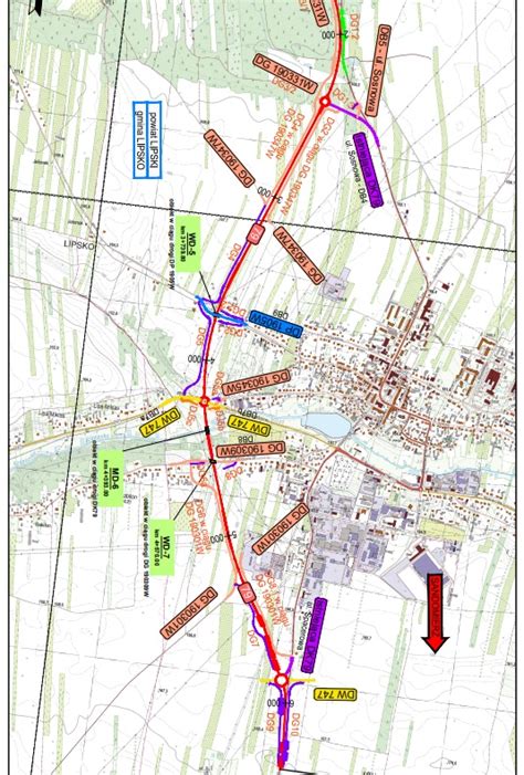 Ruszyły prace przy obwodnicy Lipska Mapa przebieg MojeLipsko info