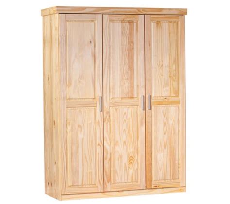 Armoire Portes En Pin Massif Teinte Naturel Dim L X P X H