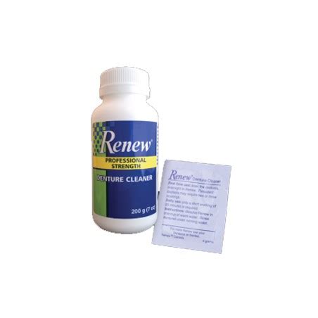 Renew Denture Cleaner Grams Bottle