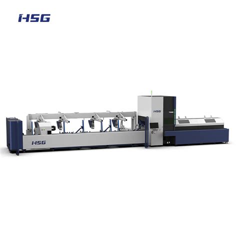 Pipe Metal Laser Cutter 3kw 6kw Laser Cutting Machines Unloading Large Tubes China Laser Tube