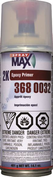 U S Chemical And Plastics 3680032 Spraymax 2k Epoxy Rust Cure Aerosol