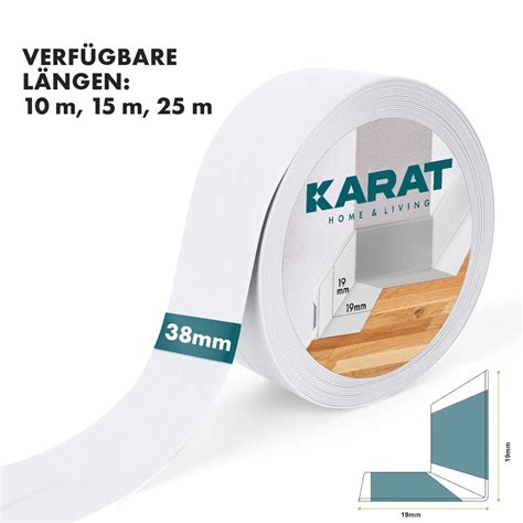 KARAT Weichsockelleiste Riga 19 X 19 Mm PVC Kantenschutz Zuschneidbar