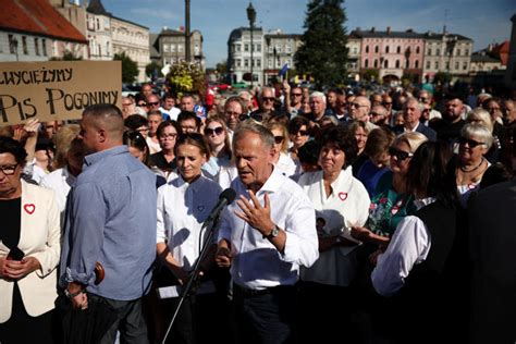 En Pologne La Derni Re Campagne De Donald Tusk