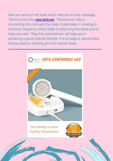 PPT - How the massage tools online help you in easing out the pains