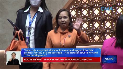 Rep Gloria Arroyo Tsismis Lang Ang Mga Sinasabing May Basbas Ng First