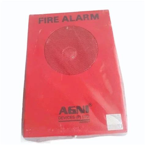 Mild Steel Agni Fire Alarm Hooter At 1105 Piece In Bengaluru ID