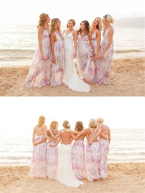 Beach Wedding Attire For Bridesmaid