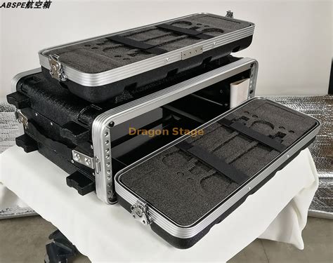 Black Abs U Flightcase Speaker Receiver Inch Audio High Impact