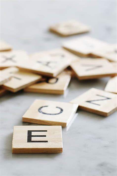 Diy Scrabble Wood Message Board Thistlewood Farm