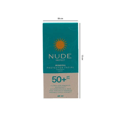 Protector Solar Nude Facial Mineral Ml Tuti